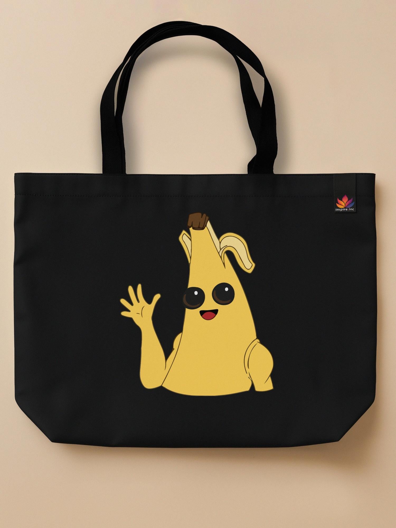 Fortnite - Peely - Neo Tote Bag Black Front Only by inspire.inc