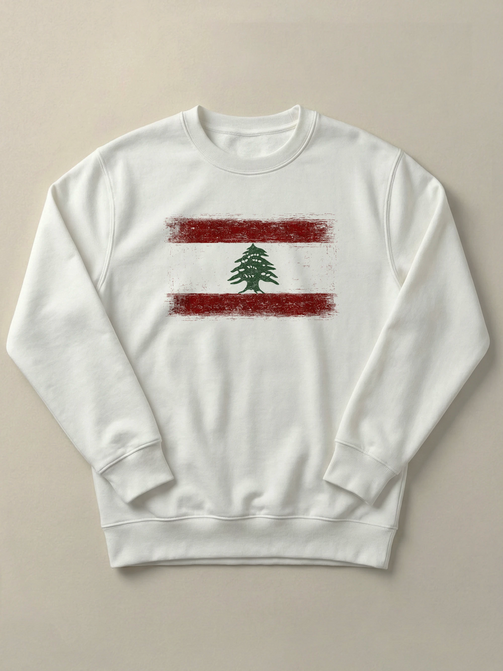 Grunge Roots - Regular/Oversized Sweatshirt Regular Fit White by inspire.inc