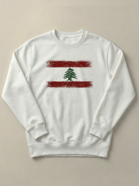 Grunge Roots - Regular/Oversized Sweatshirt Regular Fit White by inspire.inc