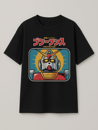Gundam - The Protector - Regular/Oversized T-shirt Oversized Black by inspire.inc