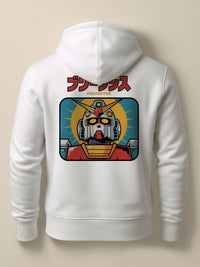 Gundam - The Protector - Unisex Premium Hoodie Light White by inspire.inc