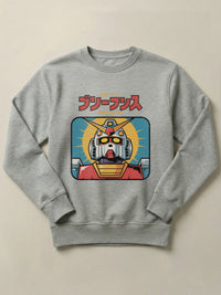 Gundam - The Protector - Regular/Oversized Sweatshirt Regular Gray by inspire.inc