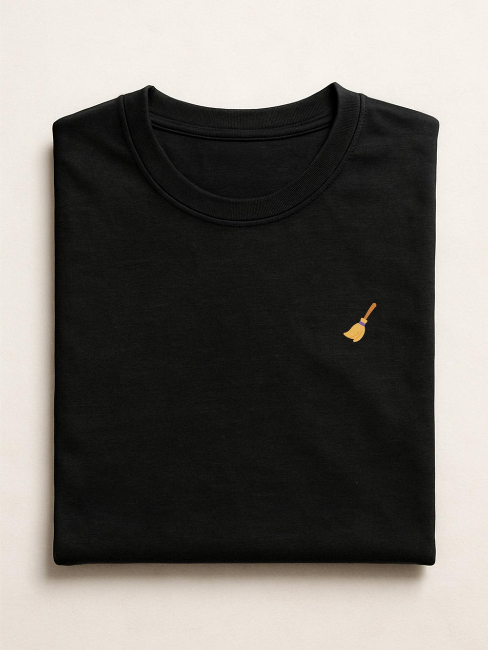 Halloween Minis - Broom - Regular/Oversized T-shirt Oversized Black by inspire.inc