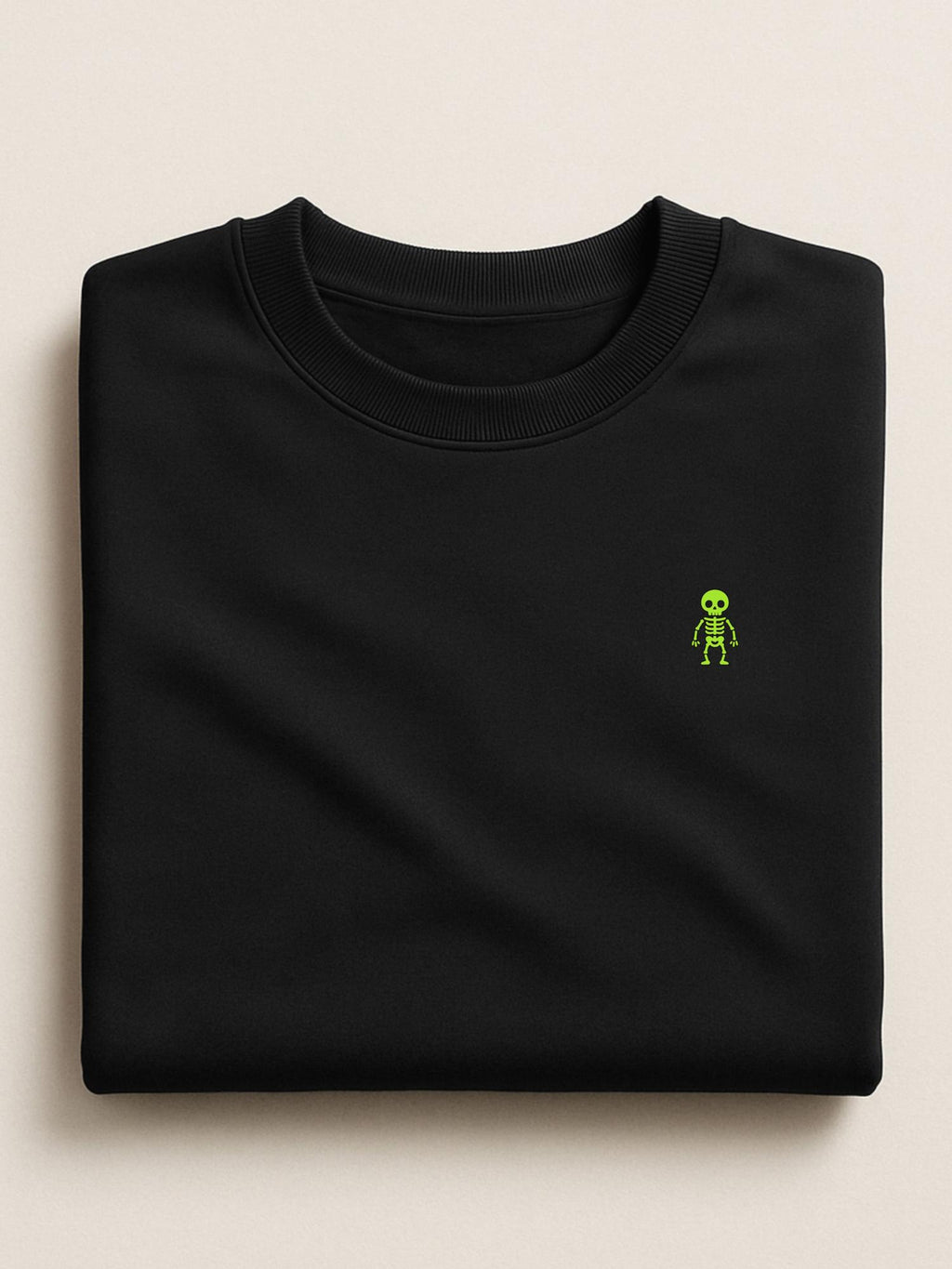 Halloween Minis - Skelly Glow - Regular/Oversized Sweatshirt Regular Black by inspire.inc