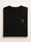 Halloween Minis - Skelly Glow - Regular/Oversized T-shirt Oversized Black by inspire.inc