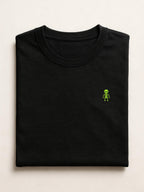 Halloween Minis - Skelly Glow - Regular/Oversized T-shirt Oversized Black by inspire.inc