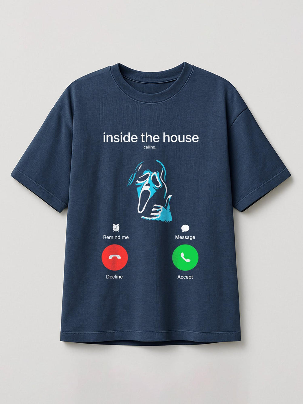 House Call - Regular/Oversized T-shirt Oversized Heather Blue by inspire.inc