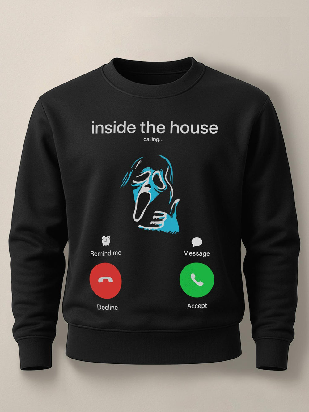 House Call - Unisex Regular/Oversized Sweatshirt Regular Black by inspire.inc