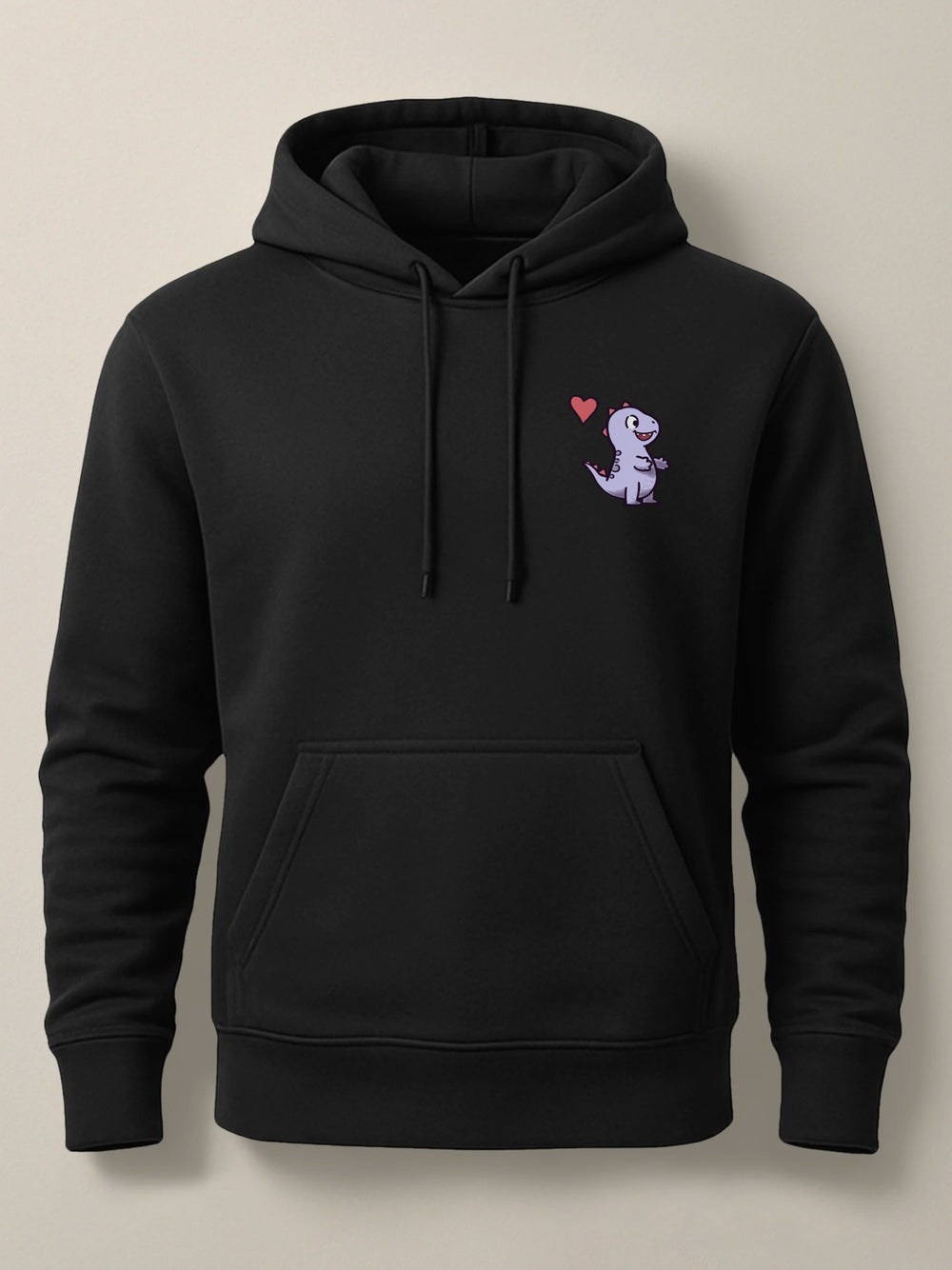 Hug Dinos - Hoodie Light Black by inspire.inc