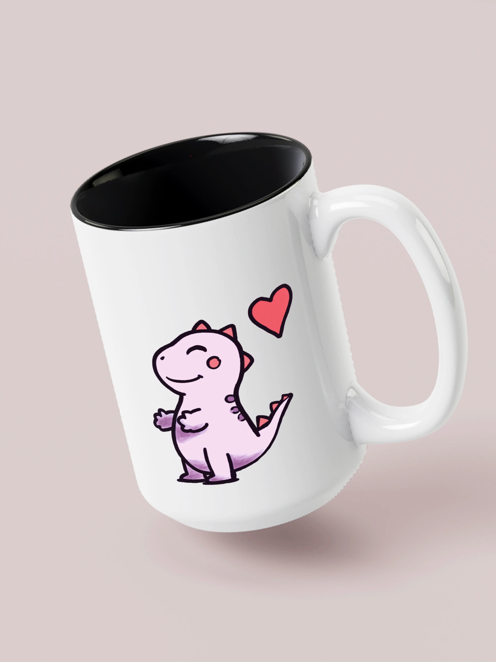 Hug Dinos - Set of 2 Regular/Big Mugs by inspire.inc