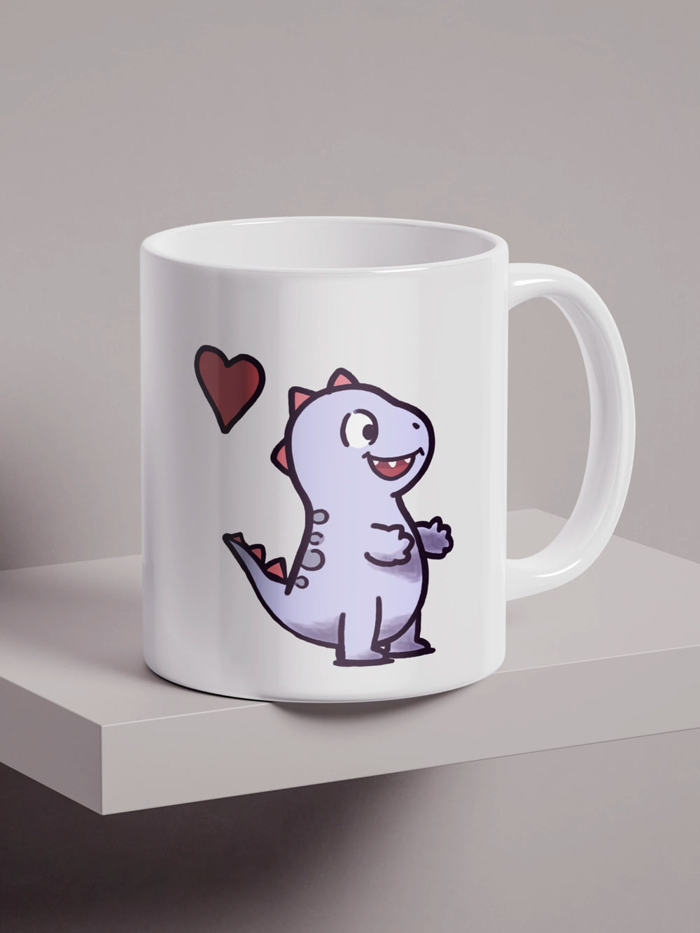 Hug Dinos - Set of 2 Regular/Big Mugs by inspire.inc