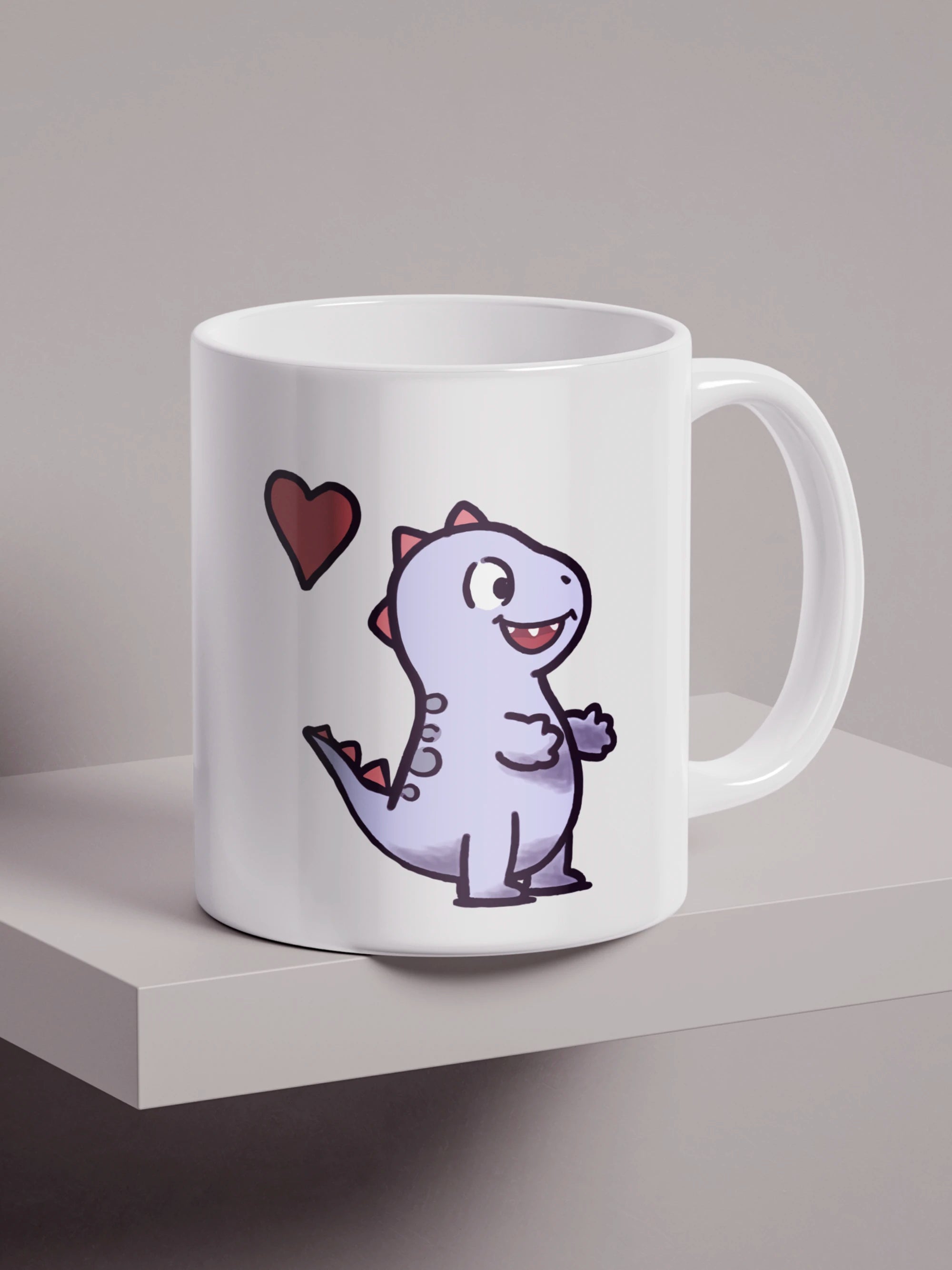 Hug Dinos - Set of 2 Regular/Big Mugs by inspire.inc