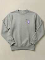 Hug Dinos - Regular/Oversized Sweatshirt Regular Fit Gray by inspire.inc