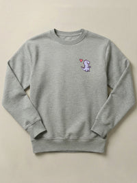 Hug Dinos - Regular/Oversized Sweatshirt Regular Fit Gray by inspire.inc