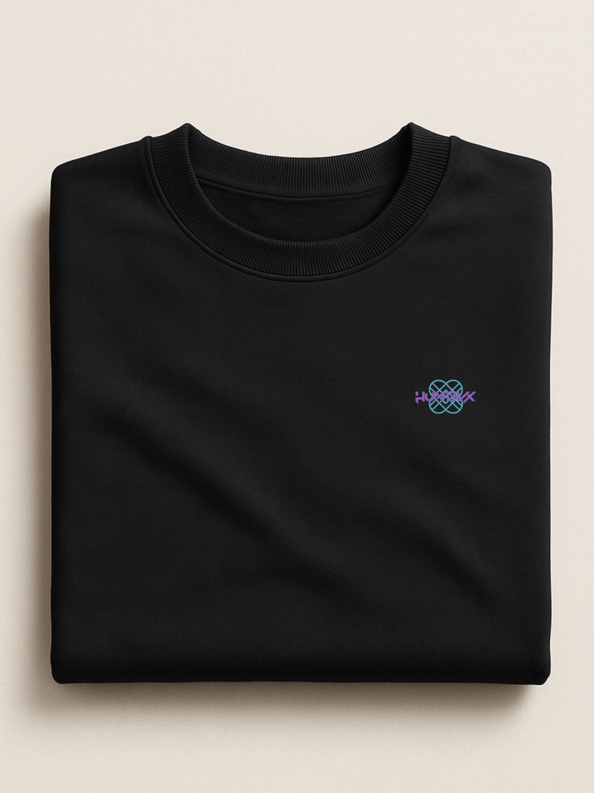 KDH Minis - HuntrX Logo - Regular/Oversized Sweatshirt Regular Black by inspire.inc