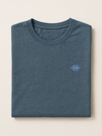 KDH Minis - HuntrX Logo - Regular/Oversized T-shirt Oversized Heather Blue by inspire.inc