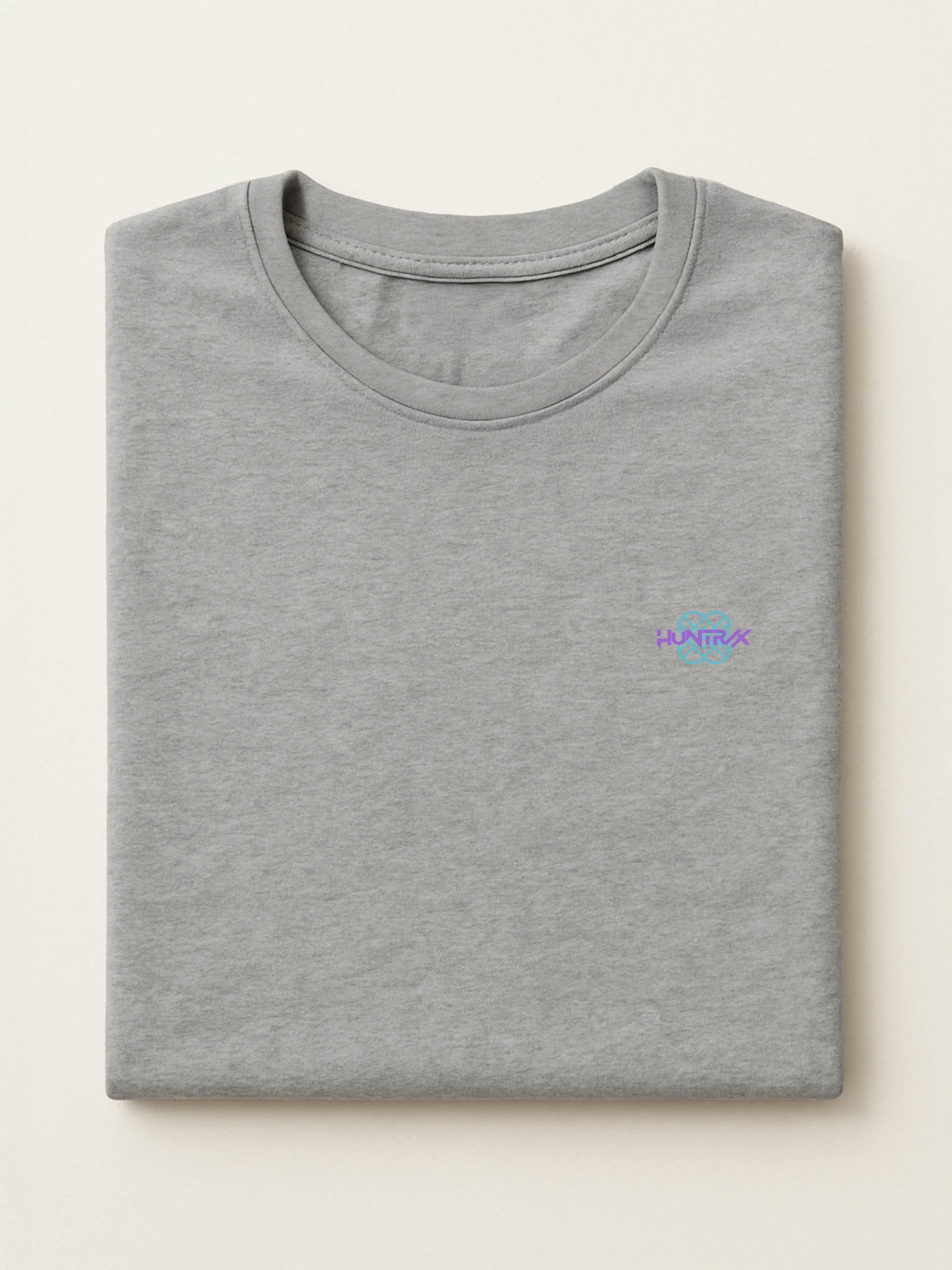 KDH Minis - HuntrX Logo - Regular/Oversized T-shirt Oversized Light Heather Gray by inspire.inc
