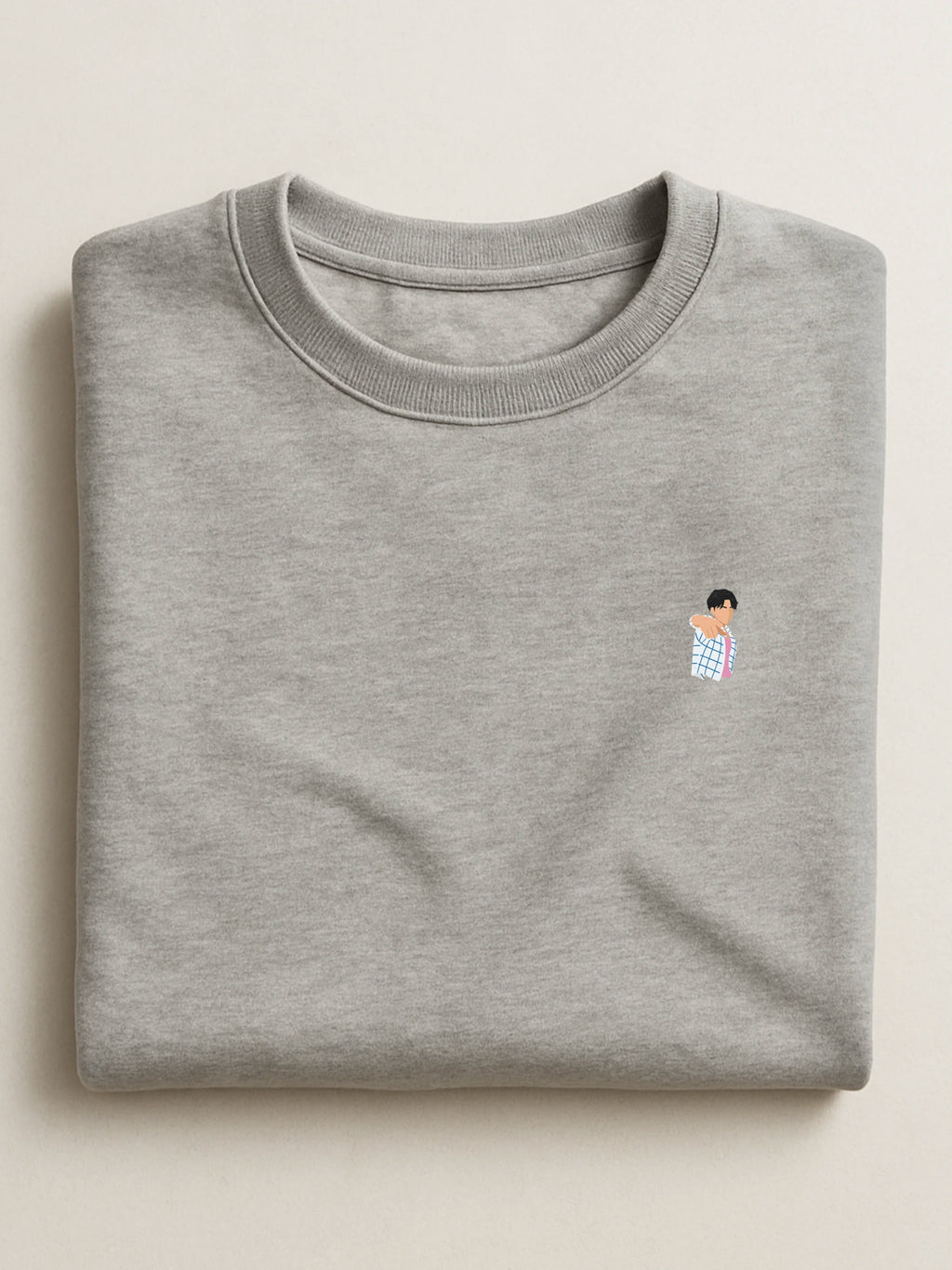 KDH Minis - Jinu - Regular/Oversized Sweatshirt Regular Gray by inspire.inc