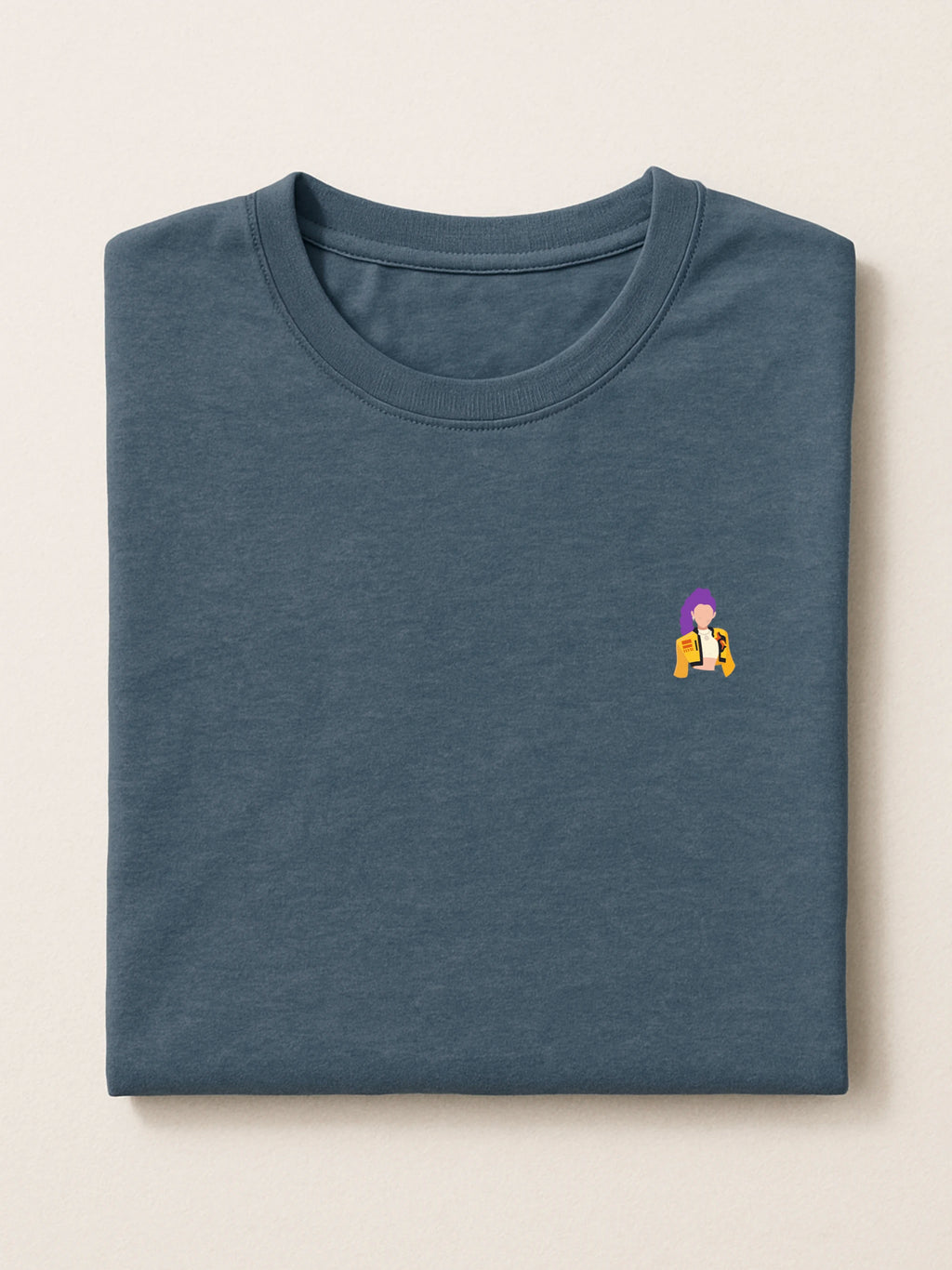 KDH Minis - Rumi - Regular/Oversized T-shirt Oversized Heather Blue by inspire.inc