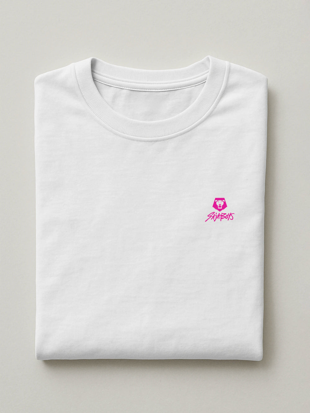 KDH Minis - Saja Boys Logo - Regular/Oversized T-shirt Oversized White by inspire.inc