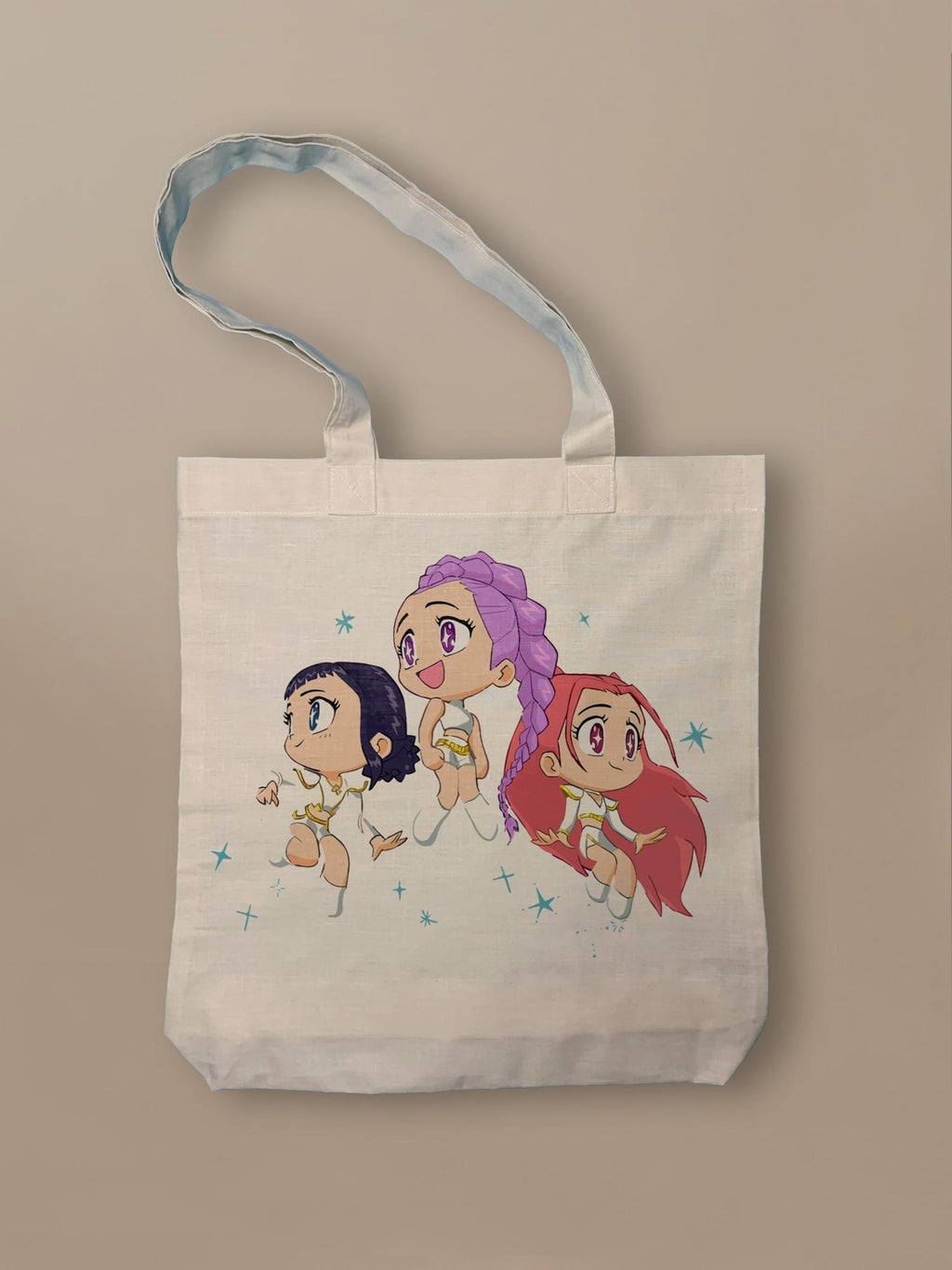 KPop Demon Hunters - Idols - Neo Tote Bag Canvas Tote White by inspire.inc