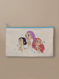 Kpop Demon Hunters - Idols - Zipper Pouch Blue by inspire.inc