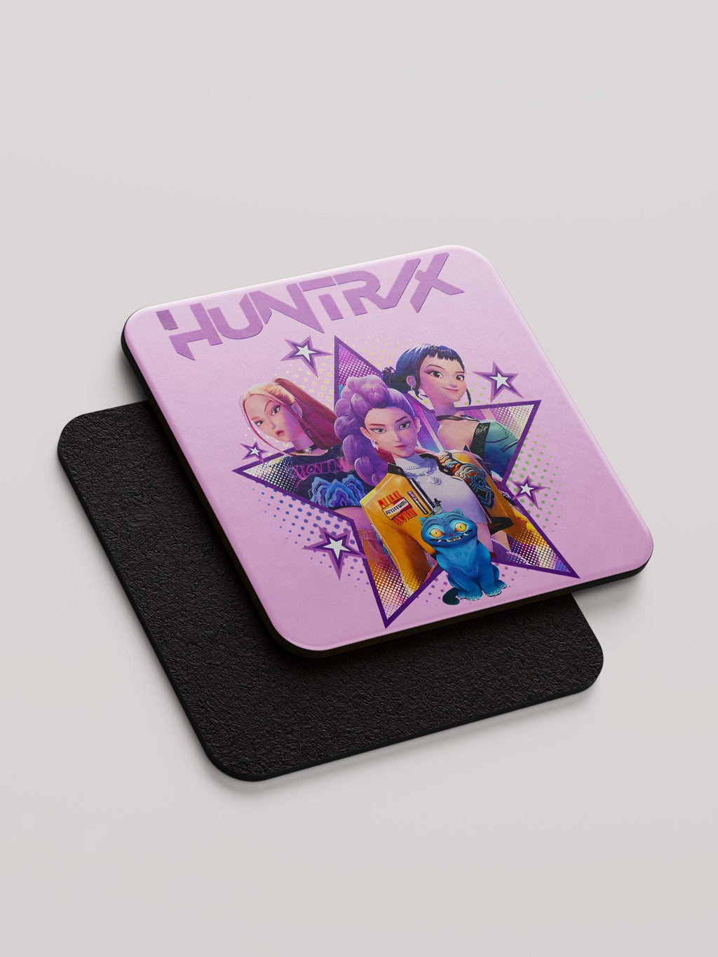 Kpop Demon Hunters - Mix - Pack of 4 Coasters by inspire.inc