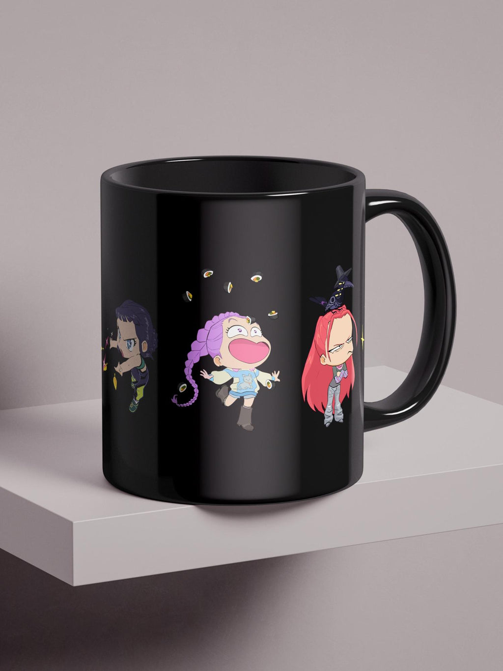 KPop Demon Hunters - Moods - Regular/Big Mug Regular - 325ml Black by inspire.inc