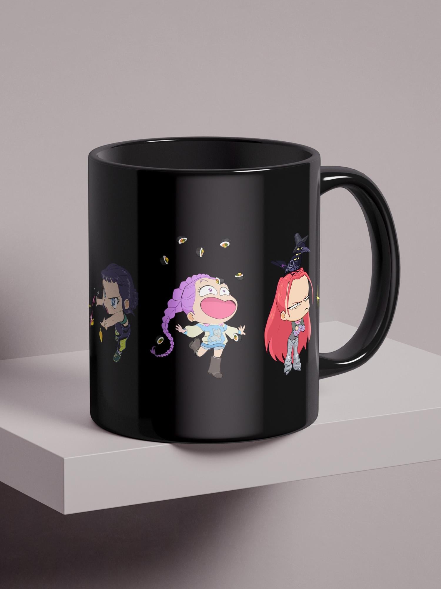 KPop Demon Hunters - Moods - Regular/Big Mug Regular - 325ml Black by inspire.inc