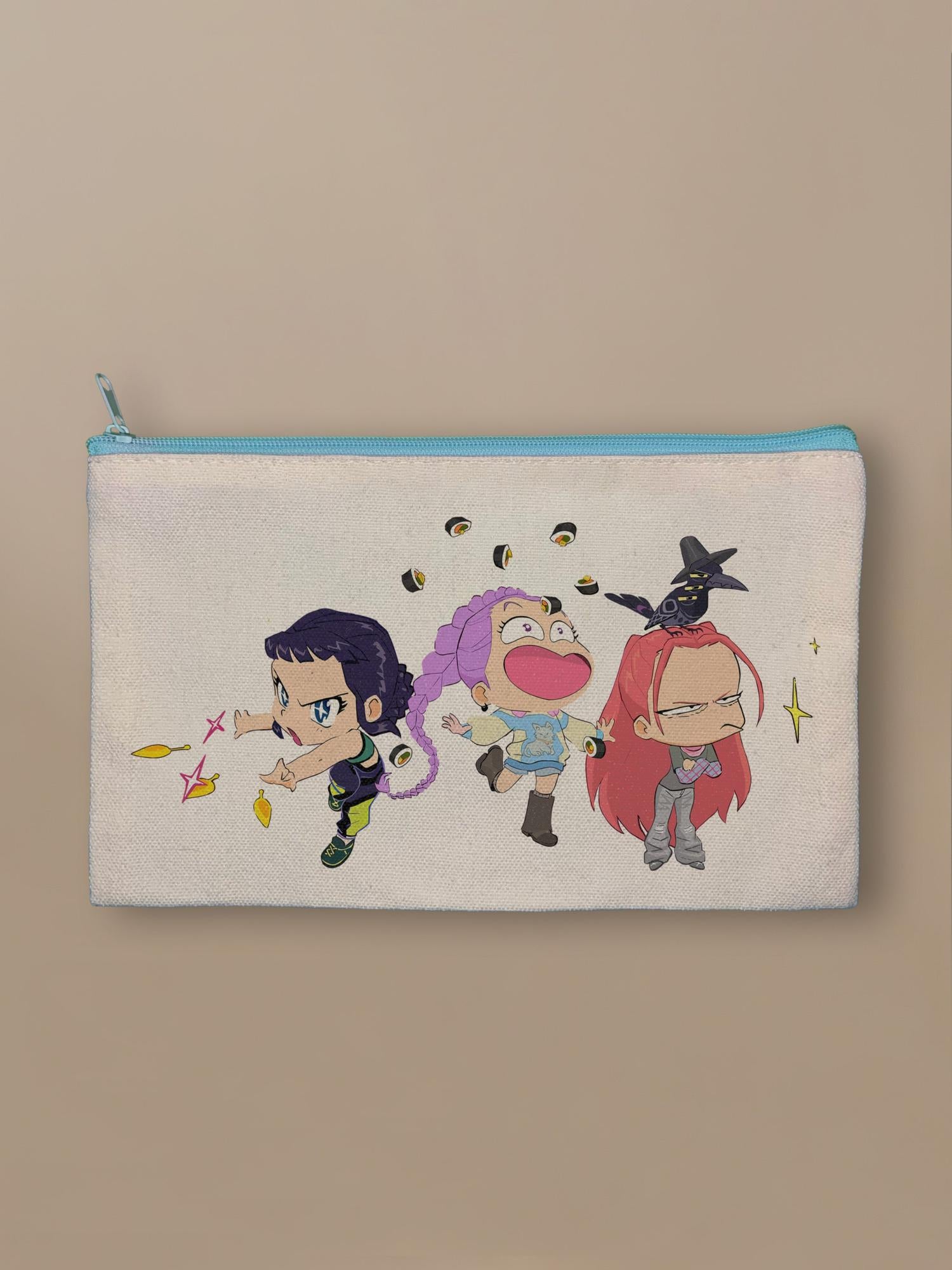 Kpop Demon Hunters - Moods - Zipper Pouch Blue by inspire.inc