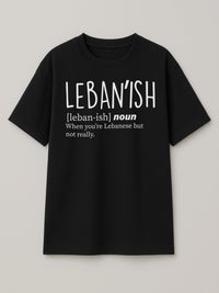 Leban'ish - Regular/Oversized T-shirt Oversized Black by inspire.inc