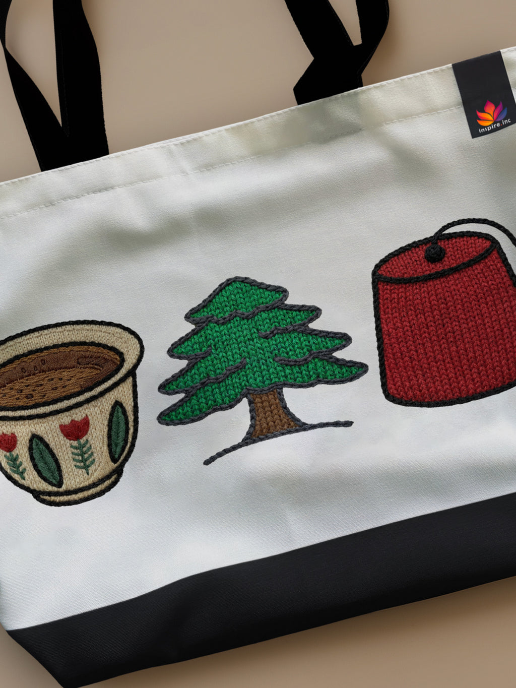 Lebanon Icons Embro-llusioon - Neo Tote Bag by inspire.inc