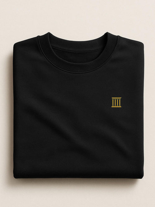 Lebanon Minis - Baalbak - Regular/Oversized Sweatshirt Regular Black by inspire.inc