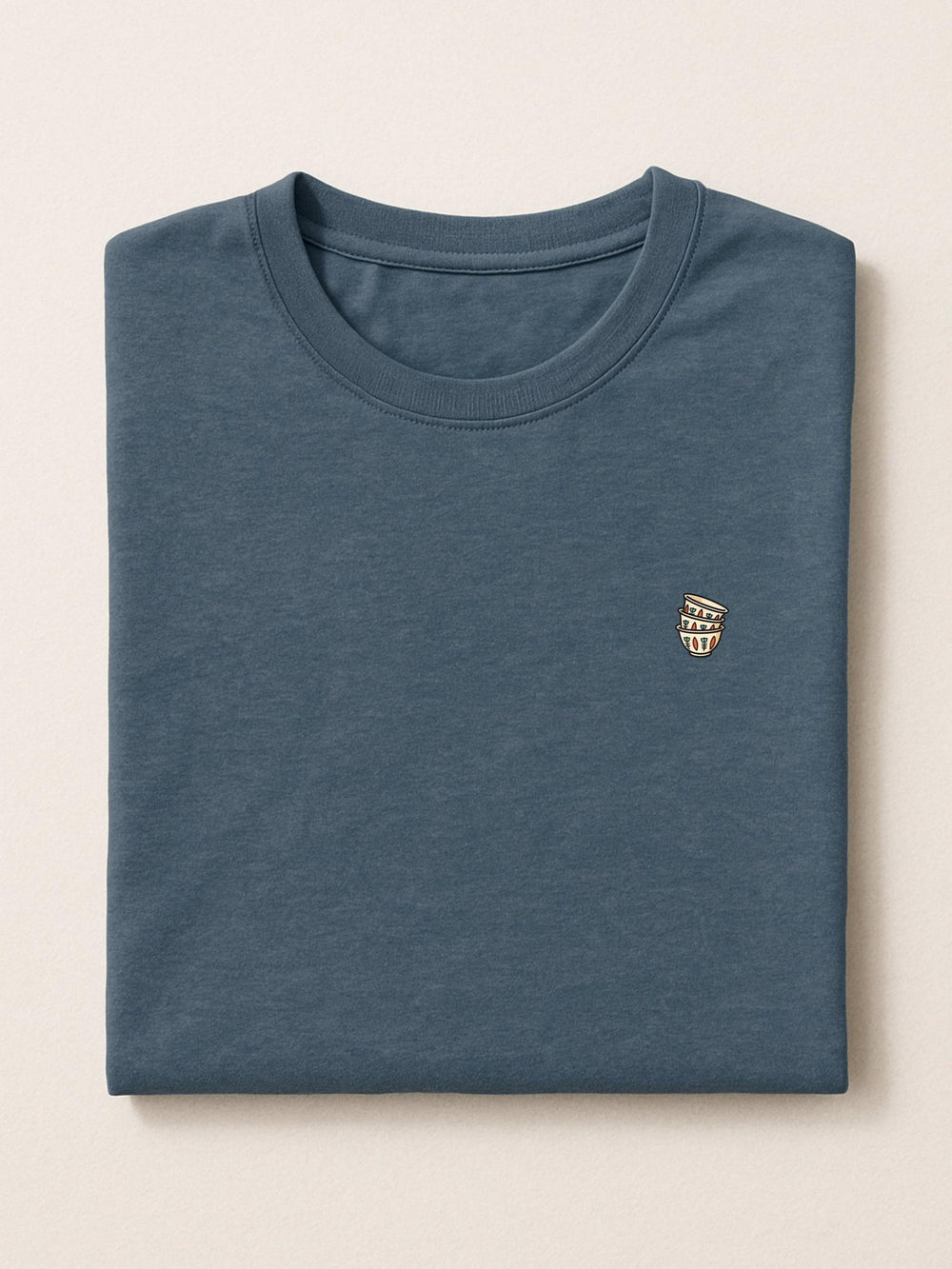 Lebanon Minis - Coffee Cup Stack - Regular/Oversized T-shirt Oversized Heather Blue by inspire.inc
