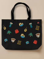 Lebanon Minis Mix - Neo Tote Bag Black Front Only by inspire.inc