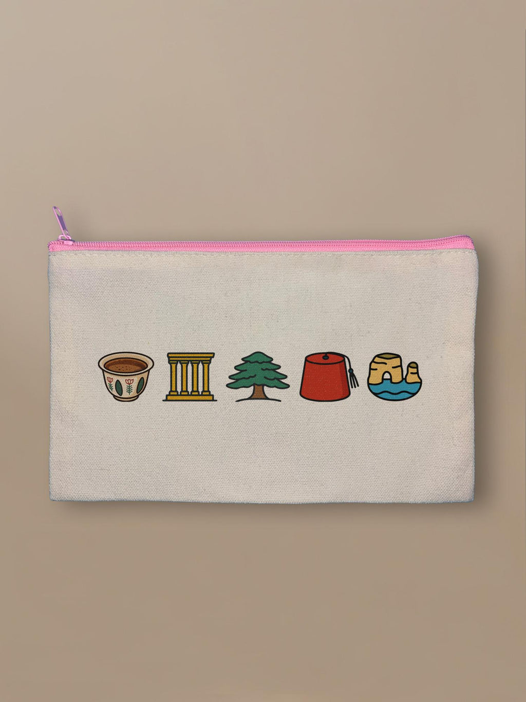 Lebanon Minis Mix - Zipper Pouch Pink by inspire.inc