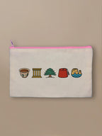 Lebanon Minis Mix - Zipper Pouch Pink by inspire.inc