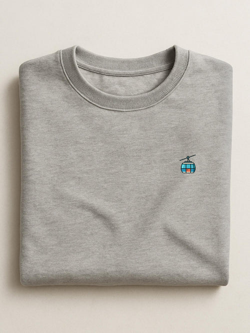 Lebanon Minis - Teleferique - Regular/Oversized Sweatshirt Regular Gray by inspire.inc