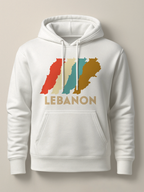 Lebanon Retro Shift - Hoodie Light White by inspire.inc