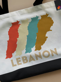 Lebanon Retro Shift - Neo Tote Bag by inspire.inc