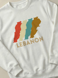 Lebanon Retro Shift - Regular/Oversized Sweatshirt by inspire.inc