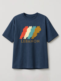 Lebanon Retro Shift - Regular/Oversized T-shirt