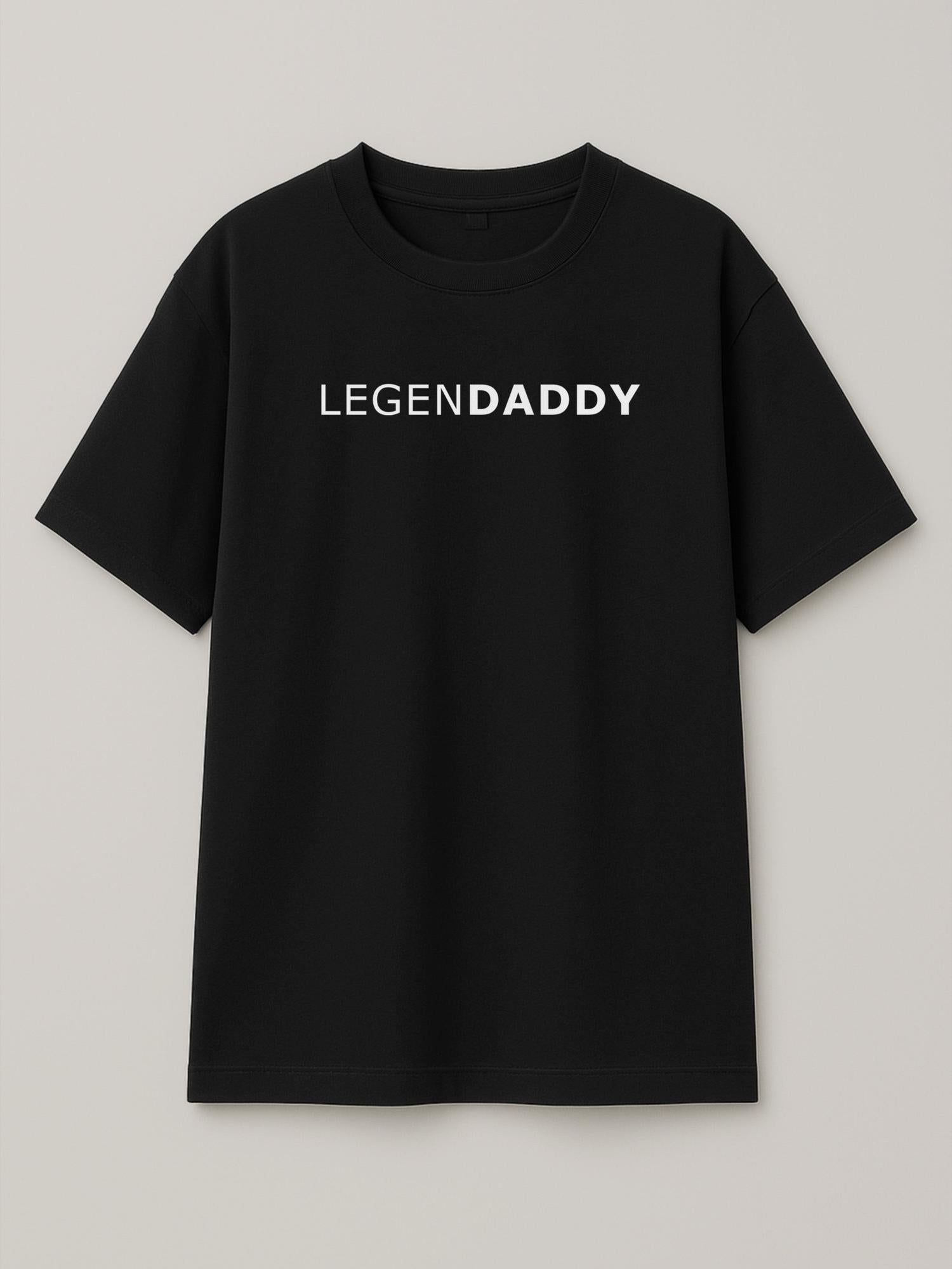 LegenDaddy - Regular/Oversized T-shirt Oversized Black by inspire.inc