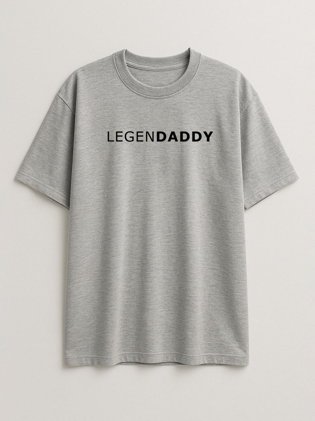 LegenDaddy - Regular/Oversized T-shirt Oversized Light Heather Gray by inspire.inc