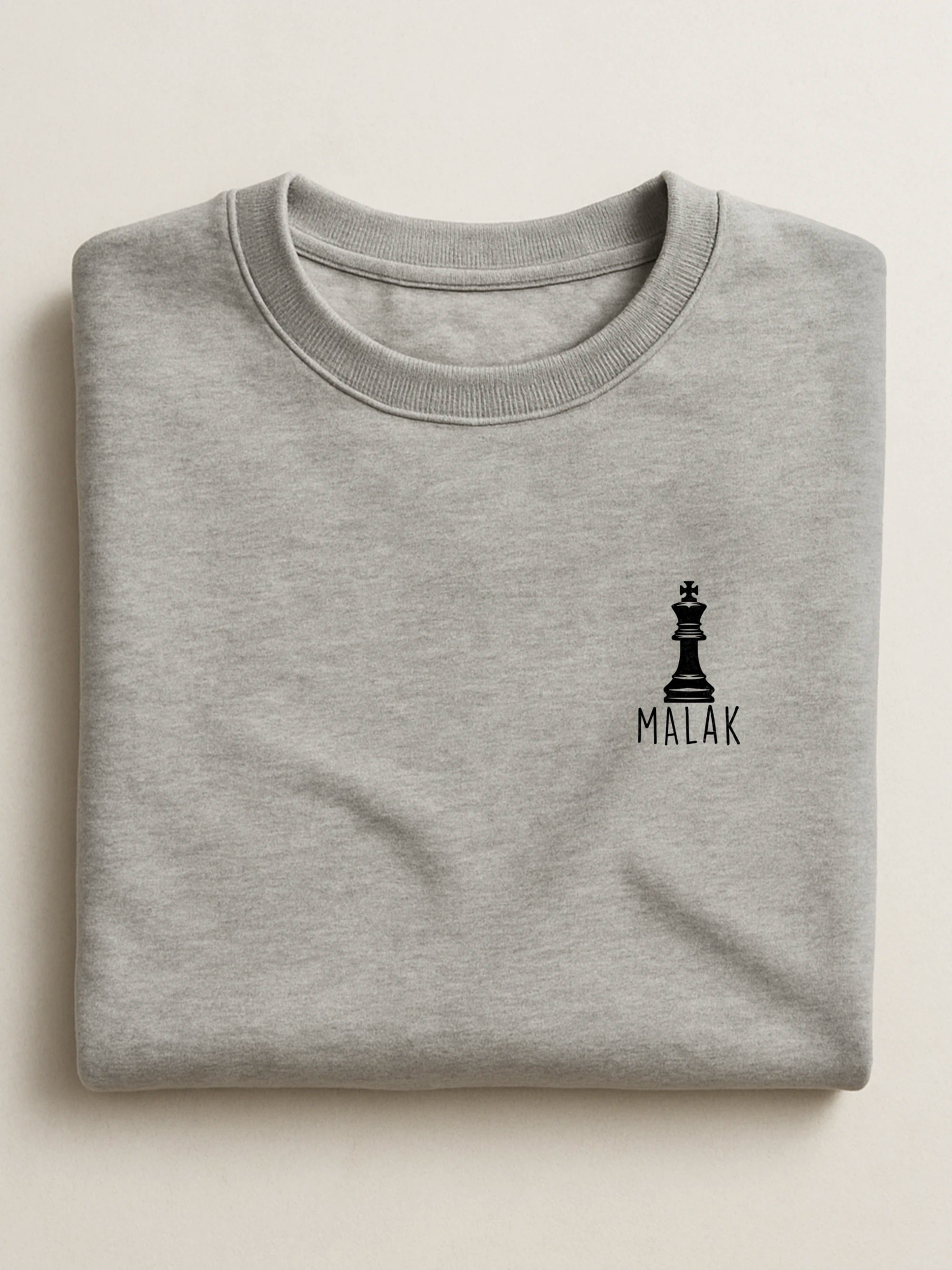 Queens and Kings - Malak - Regular/Oversized Sweatshirt Regular Gray by inspire.inc