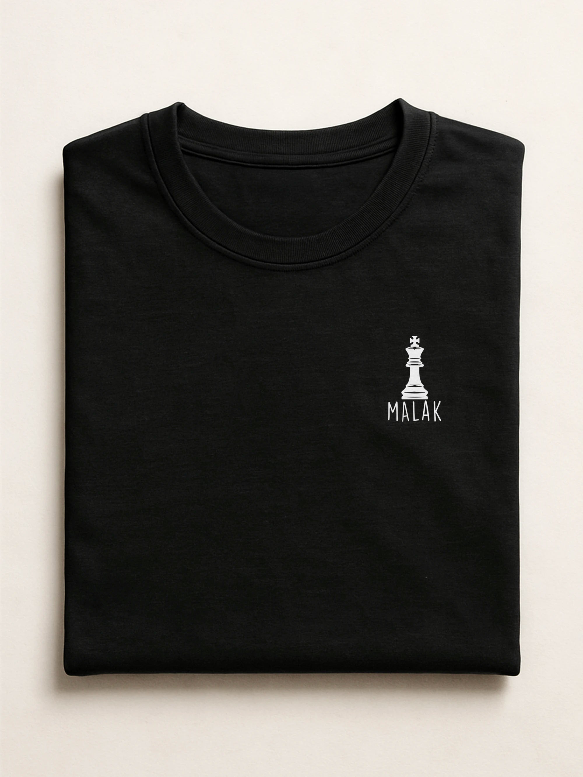 Queens and Kings - Malak - Regular/Oversized T-shirt Oversized Black by inspire.inc