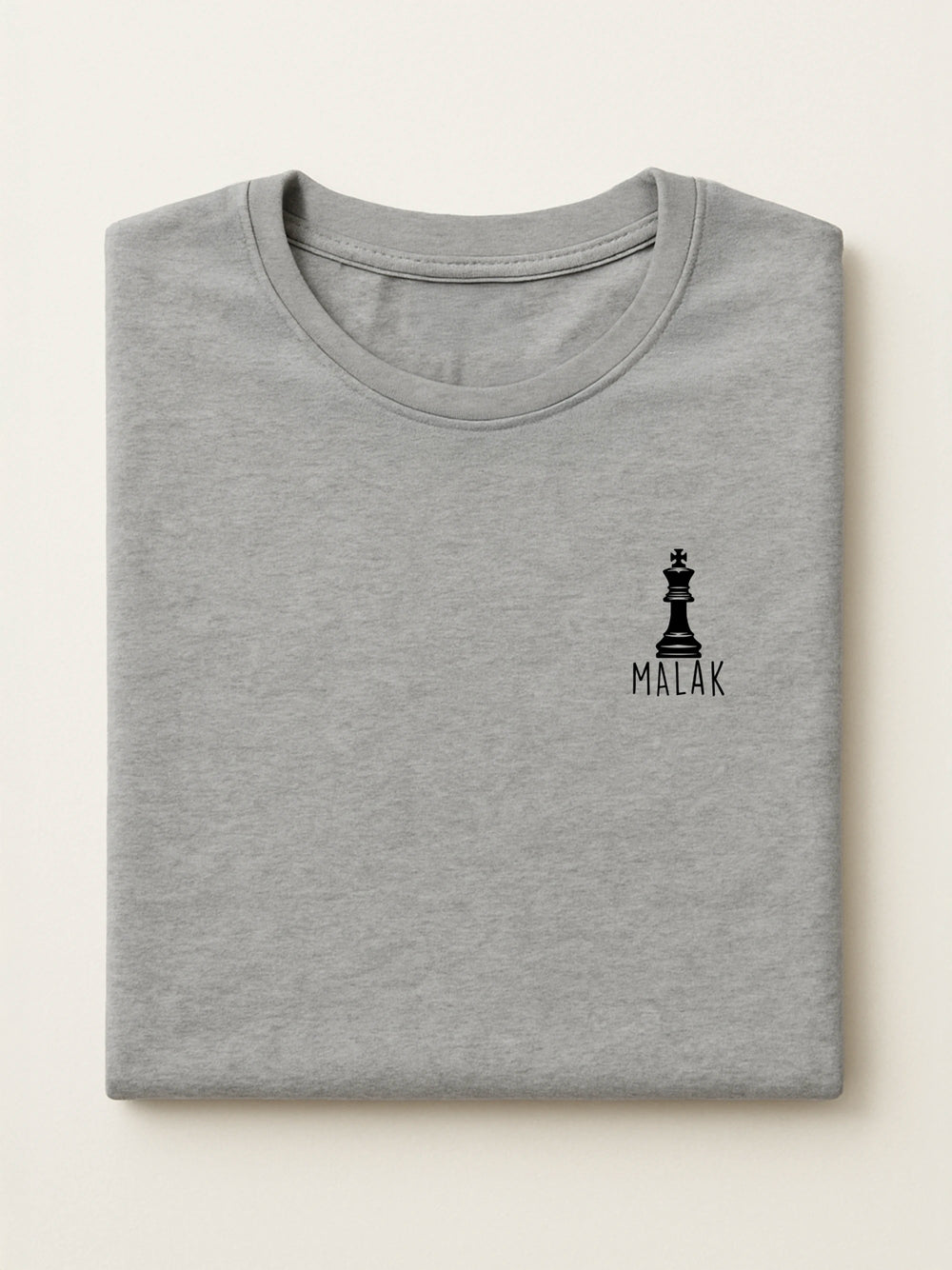 Queens and Kings - Malak - Regular/Oversized T-shirt Oversized Light Heather Gray by inspire.inc