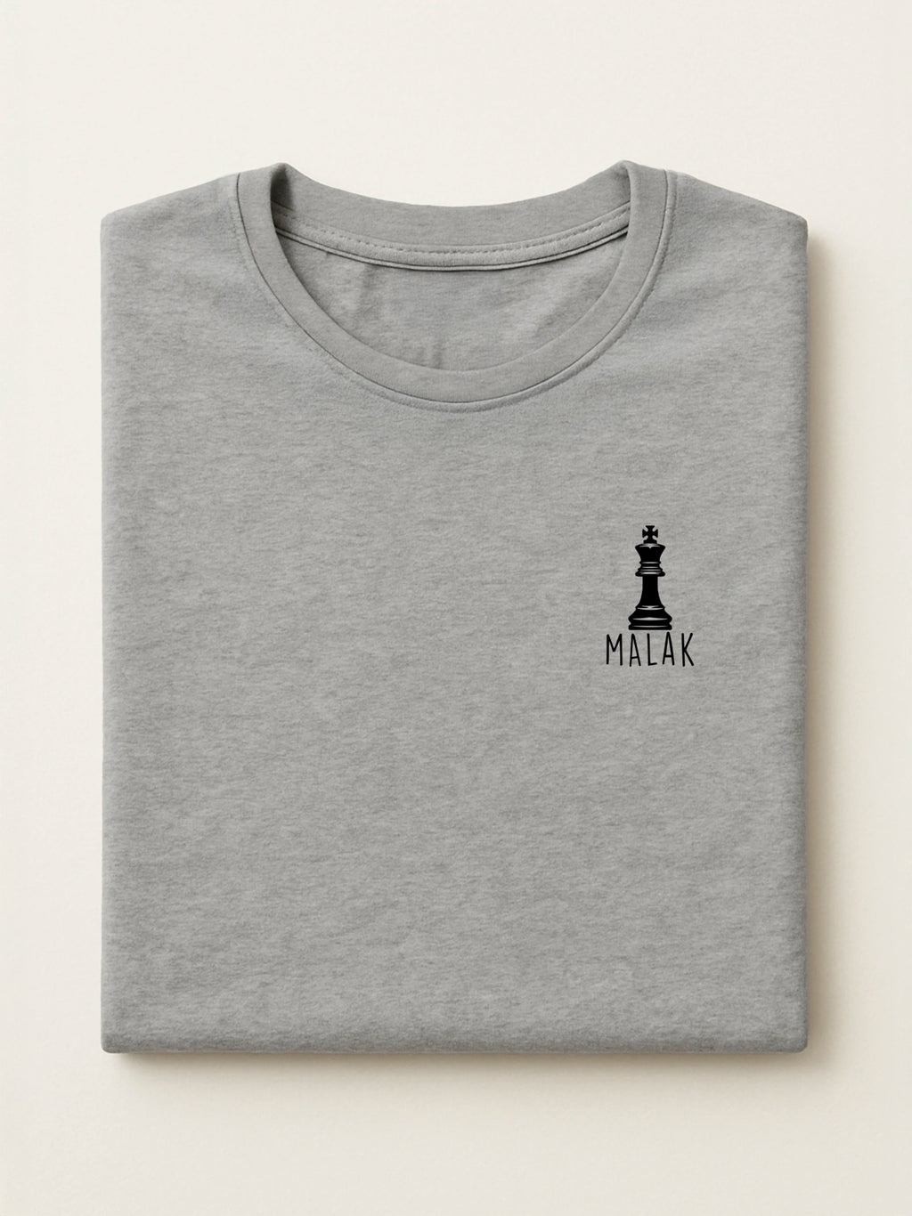 Queens and Kings - Malak - Regular/Oversized T-shirt Oversized Light Heather Gray by inspire.inc