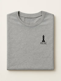 Queens and Kings - Malak - Regular/Oversized T-shirt Oversized Light Heather Gray by inspire.inc