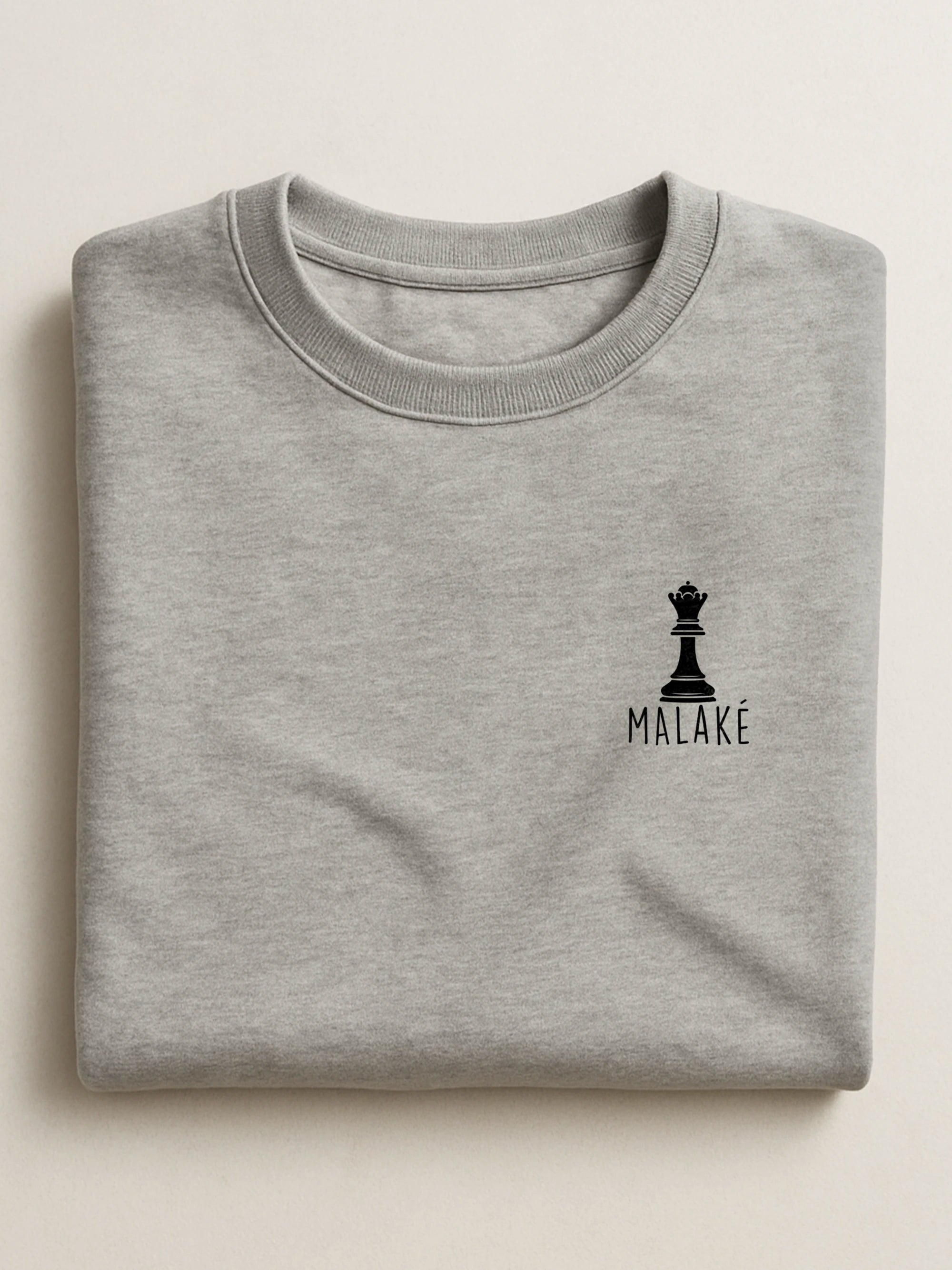 Queens and Kings - Malaké - Regular/Oversized Sweatshirt Regular Gray by inspire.inc